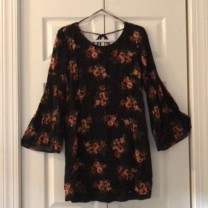 Black Floral Dress